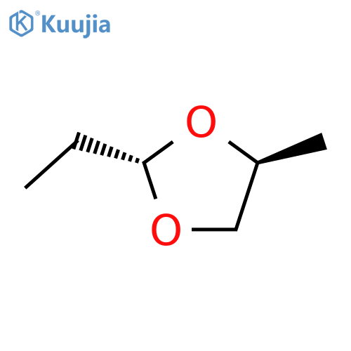 1,3-Dioxolane,2-ethyl-4-methyl-, (2R,4R)-rel- structure