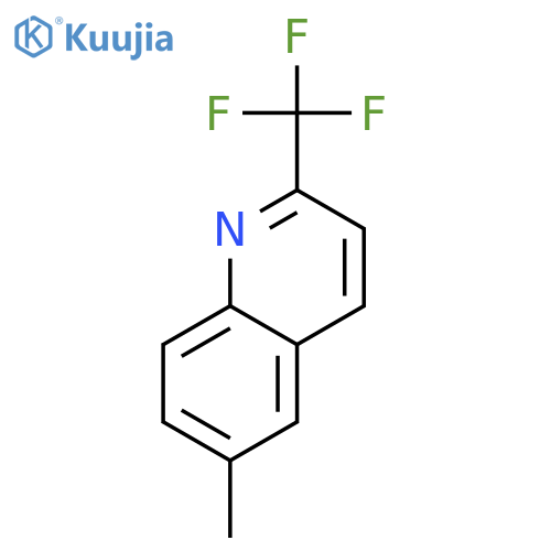 Quinoline,6-methyl-2-(trifluoromethyl)- structure