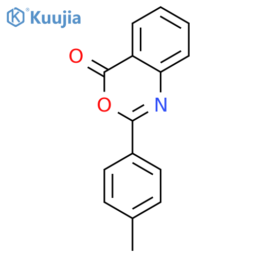 2-(4-methylphenyl)-4H-3,1-benzoxazin-4-one structure