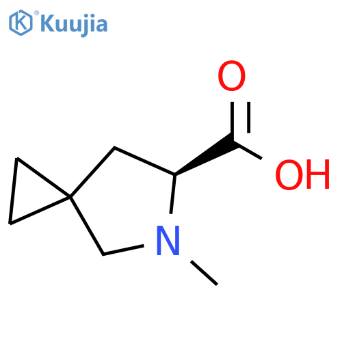 (S)-5-methyl-5-azaspiro[2.4]heptane-6-carboxylic acid structure