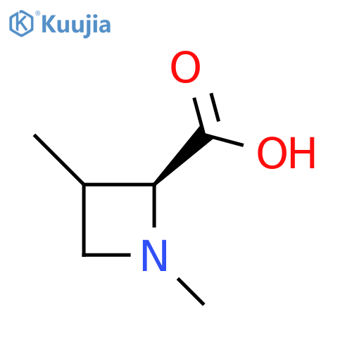 (2S)-1,3-dimethylazetidine-2-carboxylic acid structure
