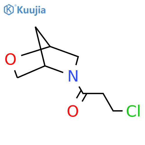 1-(2-Oxa-5-azabicyclo[2.2.1]heptan-5-yl)-3-chloropropan-1-one structure