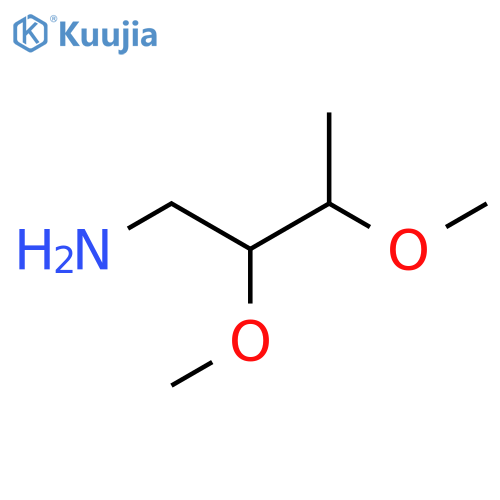 2,3-Dimethoxybutan-1-amine structure