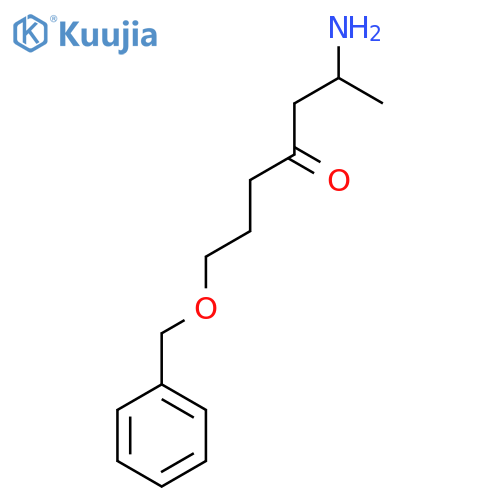 6-Amino-1-(benzyloxy)heptan-4-one structure