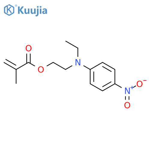 2-Propenoic acid, 2-methyl-, 2-[ethyl(4-nitrophenyl)amino]ethyl ester structure