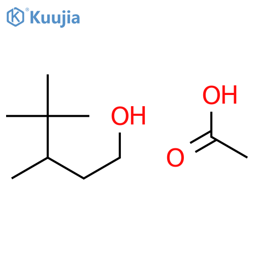 1-Pentanol, 3,4,4-trimethyl-, acetate structure