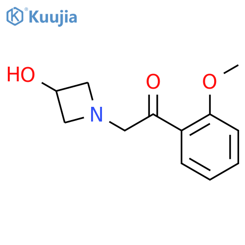 2-(3-Hydroxyazetidin-1-yl)-1-(2-methoxyphenyl)ethan-1-one structure