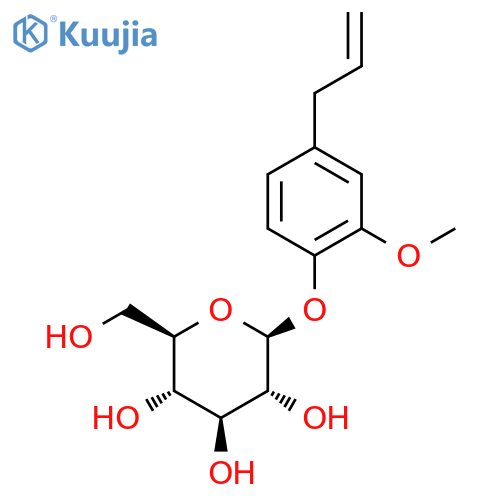 Eugenyl glucoside structure