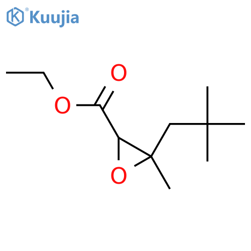 Ethyl 3-(2,2-dimethylpropyl)-3-methyloxirane-2-carboxylate structure