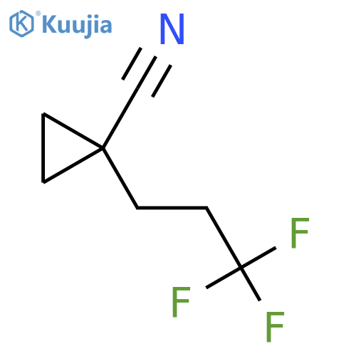 1-(3,3,3-Trifluoropropyl)cyclopropane-1-carbonitrile structure