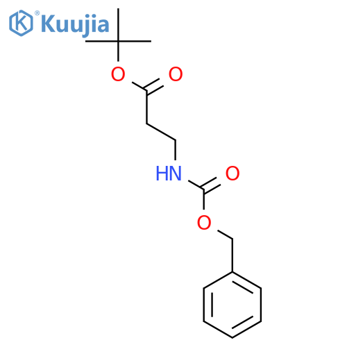 tert-Butyl 3-(((benzyloxy)carbonyl)amino)propanoate structure