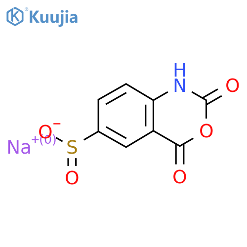 sodium 2,4-dioxo-2,4-dihydro-1H-3,1-benzoxazine-6-sulfinate structure