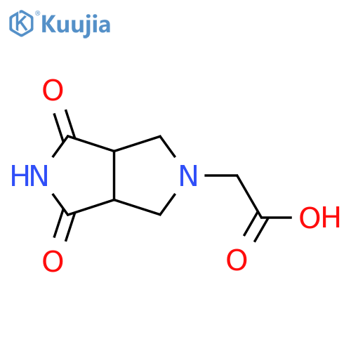 2-(4,6-dioxohexahydropyrrolo[3,4-c]pyrrol-2(1H)-yl)acetic acid structure
