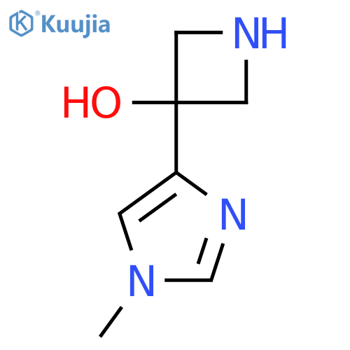 3-(1-methyl-1H-imidazol-4-yl)azetidin-3-ol structure