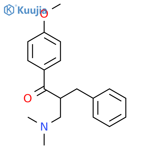 1-PROPANONE, 3-(DIMETHYLAMINO)-1-(4-METHOXYPHENYL)-2-(PHENYLMETHYL)- structure