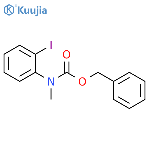 Benzyl 2-iodophenyl(methyl)carbamate structure