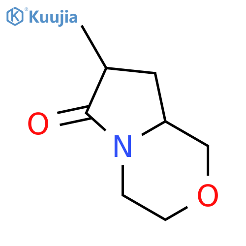 6H-Pyrrolo[2,1-c][1,4]oxazin-6-one,hexahydro-7-methyl- structure