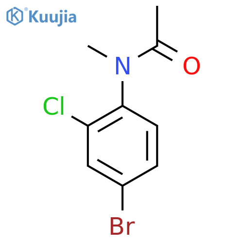 N-(4-Bromo-2-chlorophenyl)-N-methylacetamide structure