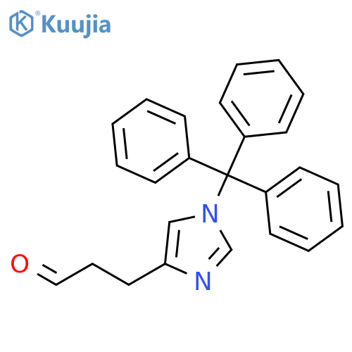 3-(1-Tritylimidazol-4-yl) Propionaldehyde structure