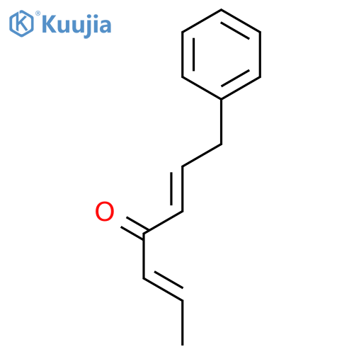 2,5-Heptadien-4-one, 1-phenyl-, (E,E)- structure