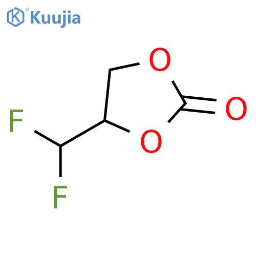 4-Difluoromethyl-1,3-dioxolan-2-one structure