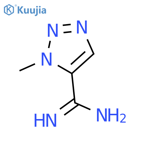 1-methyl-1H-1,2,3-triazole-5-carboximidamide structure