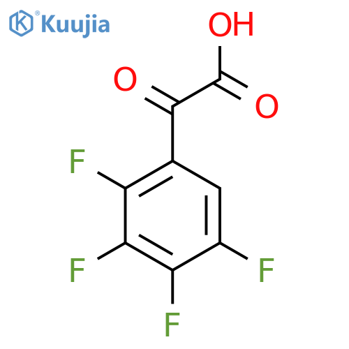 2-Oxo-2-(2,3,4,5-tetrafluorophenyl)acetic acid structure