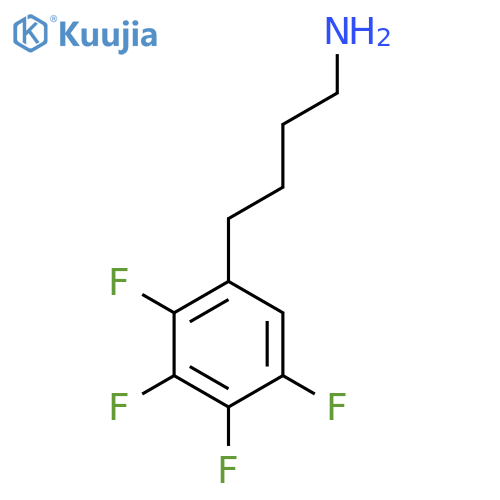 4-(2,3,4,5-Tetrafluorophenyl)butan-1-amine structure