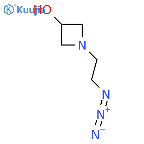 1-(2-Azidoethyl)azetidin-3-ol structure