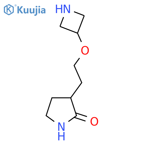 3-[2-(Azetidin-3-yloxy)ethyl]pyrrolidin-2-one structure