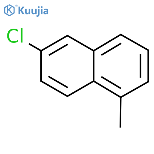 6-Chloro-1-methylnaphthalene structure