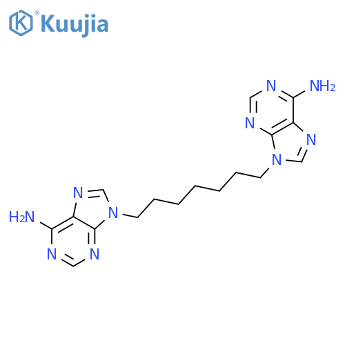9H-Purin-6-amine, 9,9'-(1,7-heptanediyl)bis- structure