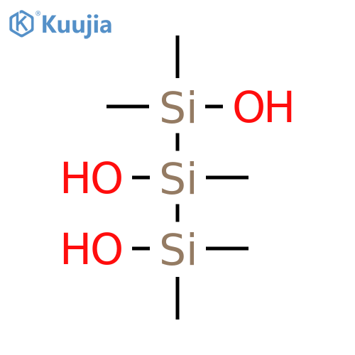 1,2,3-Trisilanetriol, 1,1,2,3,3-pentamethyl- structure