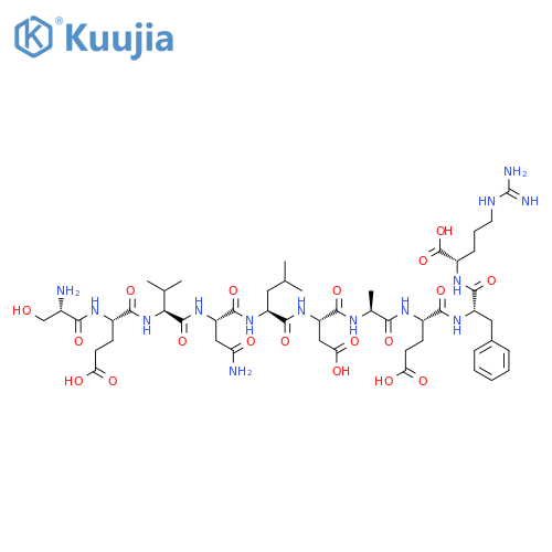 L-Arginine, L-seryl-L-a-glutamyl-L-valyl-L-asparaginyl-L-leucyl-L-a-aspartyl-L-alanyl-L-a-glutamyl-L-phenylalanyl- structure