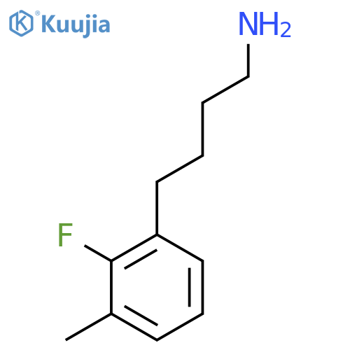 4-(2-Fluoro-3-methylphenyl)butan-1-amine structure