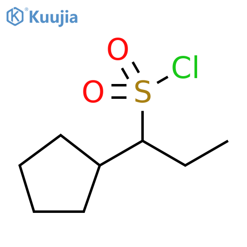 Cyclopentanemethanesulfonyl chloride, α-ethyl- structure