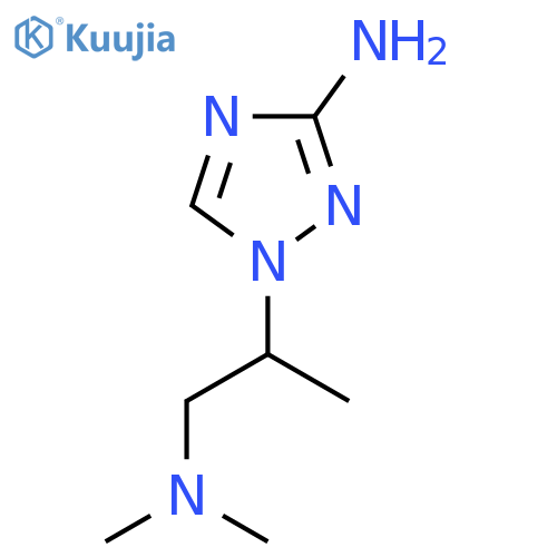 1-[1-(Dimethylamino)propan-2-yl]-1H-1,2,4-triazol-3-amine structure