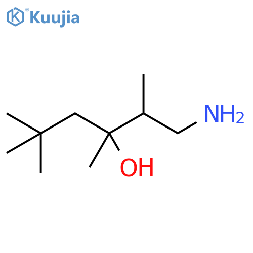 3-Hexanol, 1-amino-2,3,5,5-tetramethyl- structure