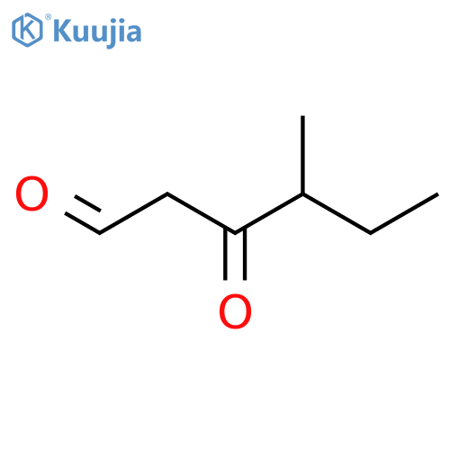 4-Methyl-3-oxohexanal structure