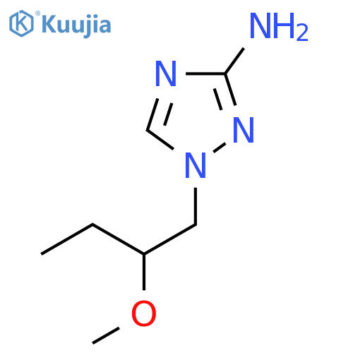 1-(2-methoxybutyl)-1H-1,2,4-triazol-3-amine structure