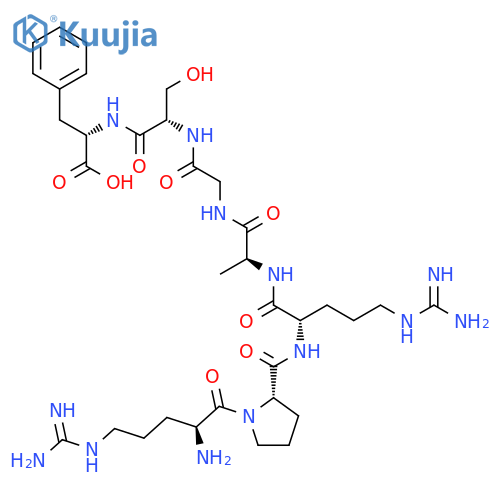 L-Phenylalanine, L-arginyl-L-prolyl-L-arginyl-L-alanylglycyl-L-seryl- structure