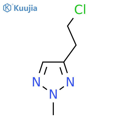4-(2-Chloroethyl)-2-methyl-2H-1,2,3-triazole structure