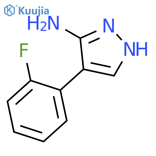 4-(2-Fluorophenyl)-1H-pyrazol-3-amine structure