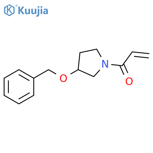 1-[3-(Phenylmethoxy)-1-pyrrolidinyl]-2-propen-1-one structure