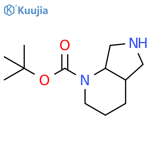 tert-butyl (4aR,7aR)-2,3,4,4a,5,6,7,7a-octahydropyrrolo[3,4-b]pyridine-1-carboxylate structure