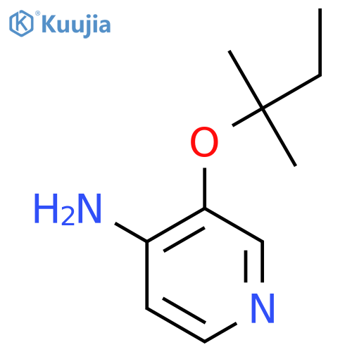 3-[(2-Methylbutan-2-yl)oxy]pyridin-4-amine structure