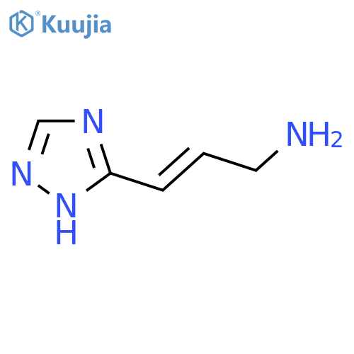 3-(1H-1,2,4-triazol-3-yl)prop-2-en-1-amine structure