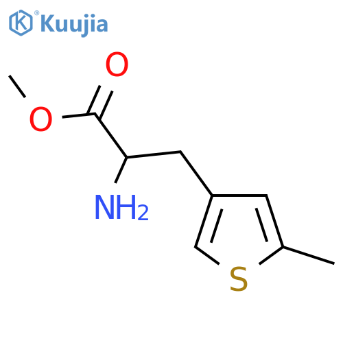 Methyl 2-amino-3-(5-methylthiophen-3-yl)propanoate structure