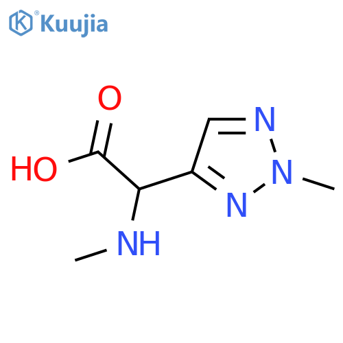 2-(2-methyl-2H-1,2,3-triazol-4-yl)-2-(methylamino)acetic acid structure