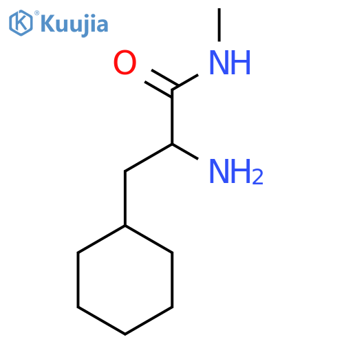 2-Amino-3-cyclohexyl-N-methylpropanamide structure